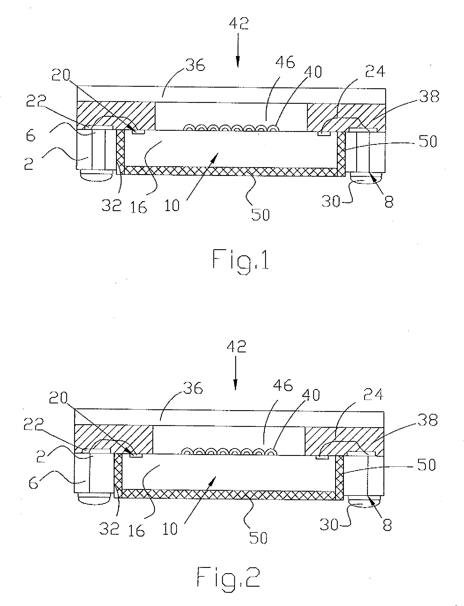 CMOS image sensor chip scale package with die receiving opening and method of the same