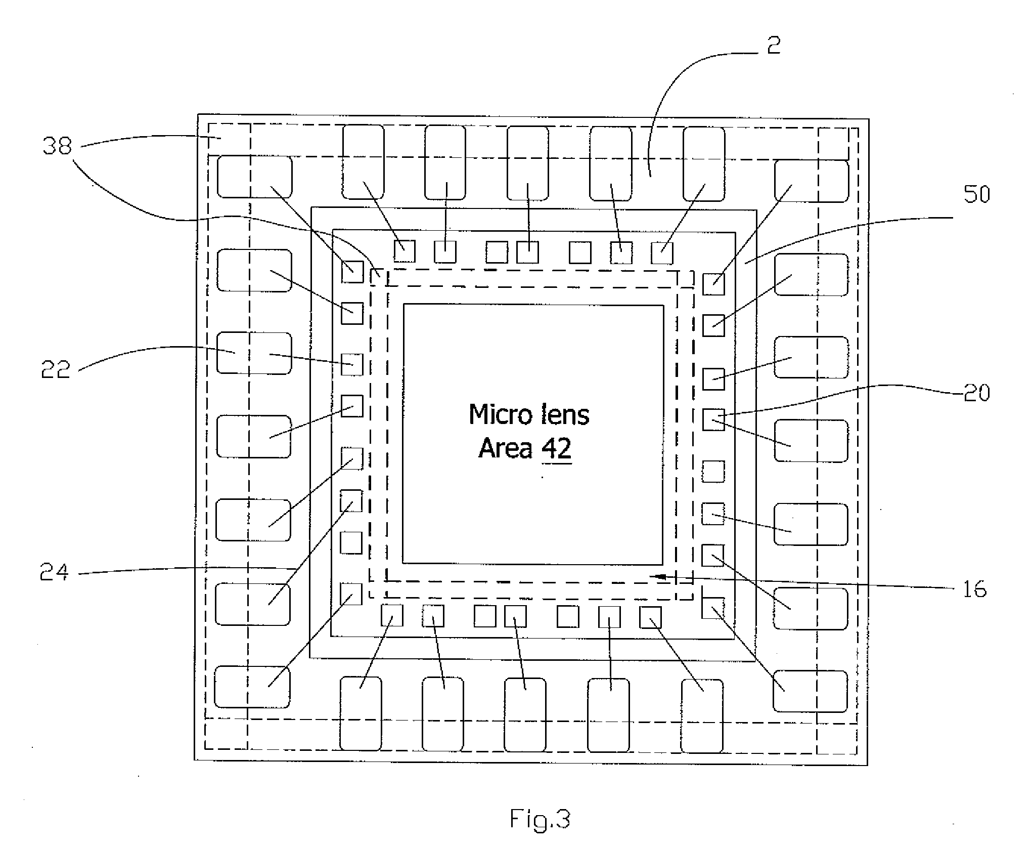 CMOS image sensor chip scale package with die receiving opening and method of the same