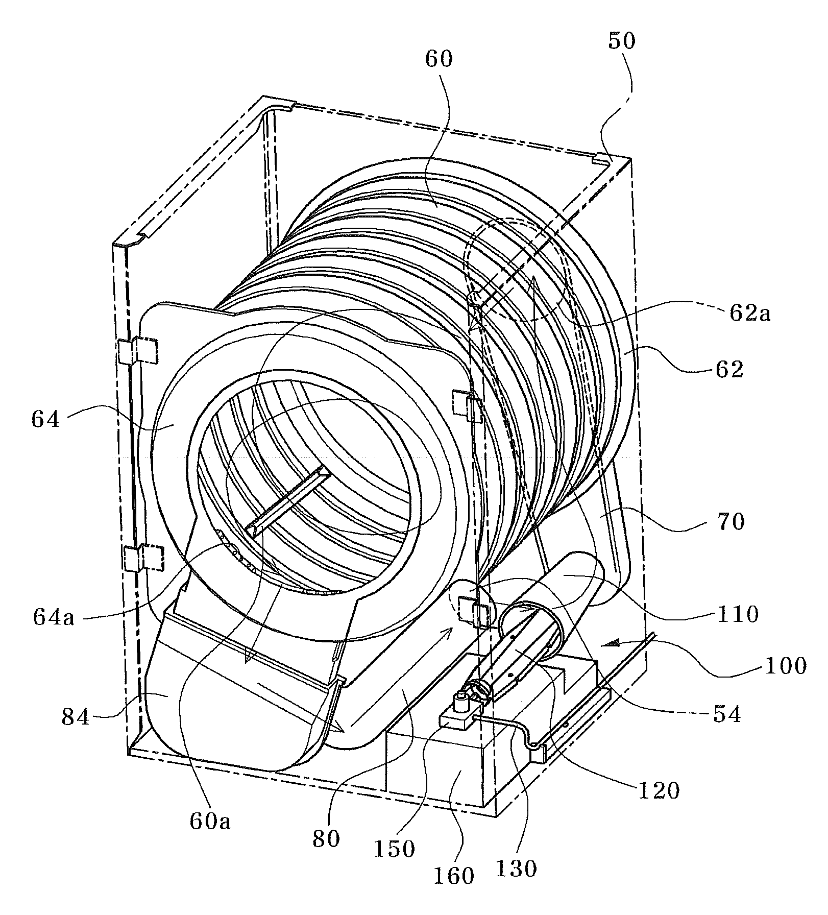 Dryer having gas heater