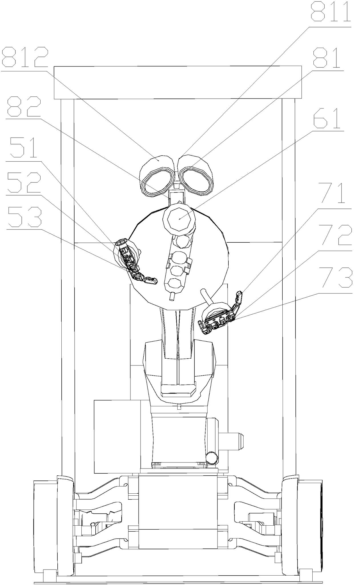 A fully autonomous refueling service robot and refueling service method for unmanned gas stations