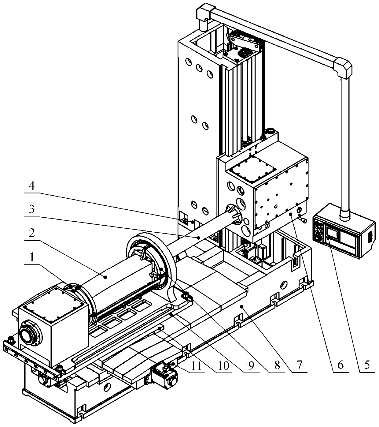 Crystallizer copper pipe inner cavity machine tool