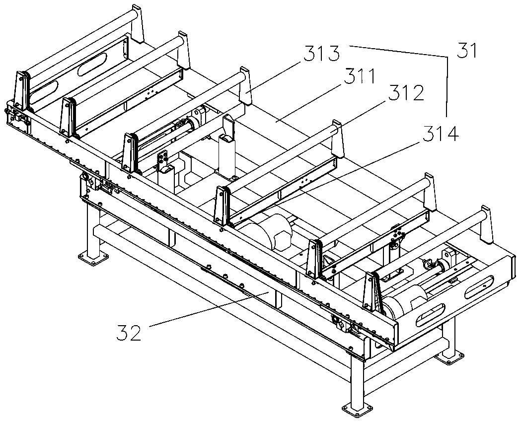 Detection device for welding frame deformation calibration