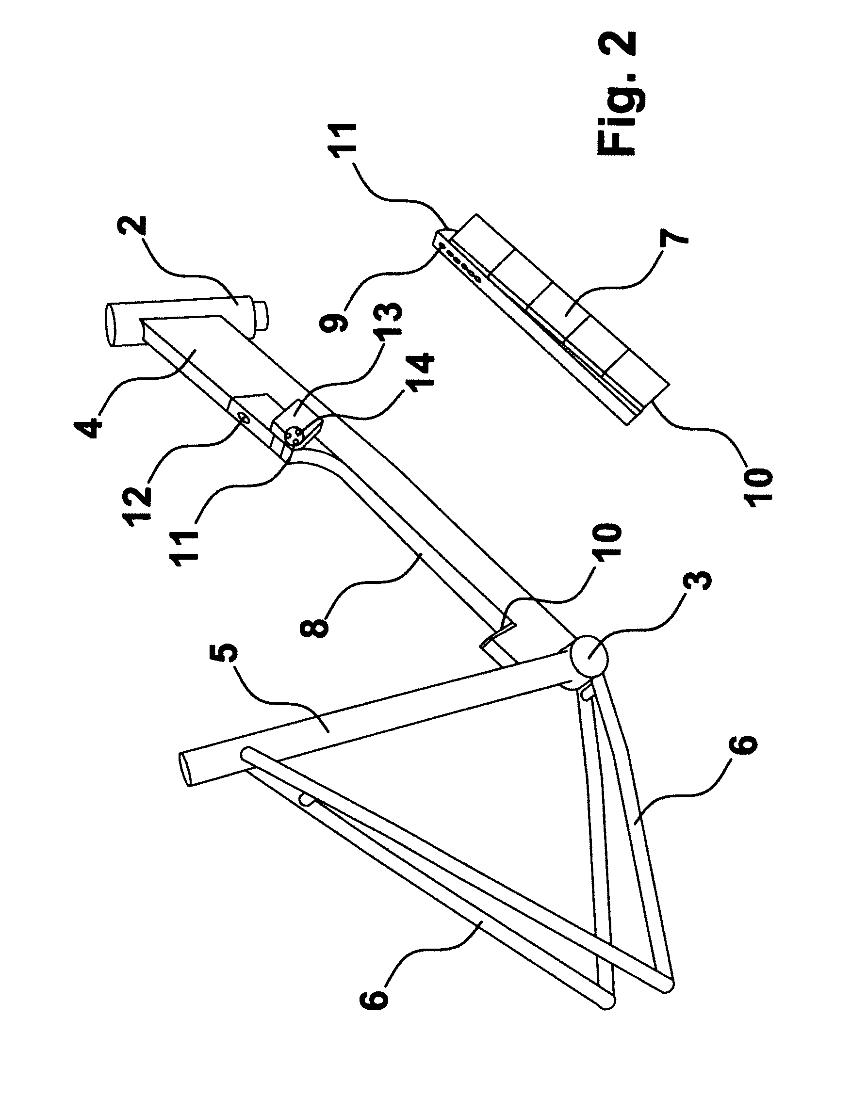 Bicycle frame with integrated and detachable battery