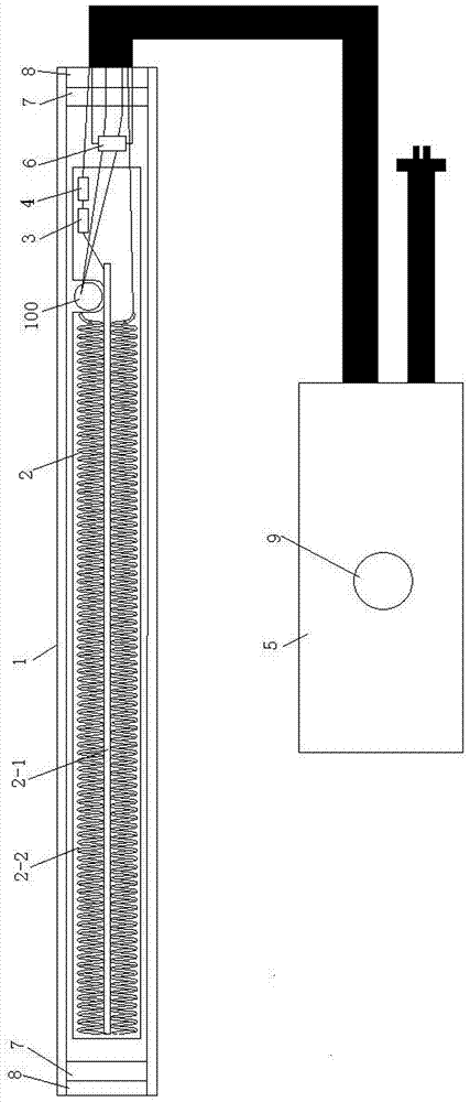 A built-in water separation power failure thermostat, temperature control method and water separation power failure sensor