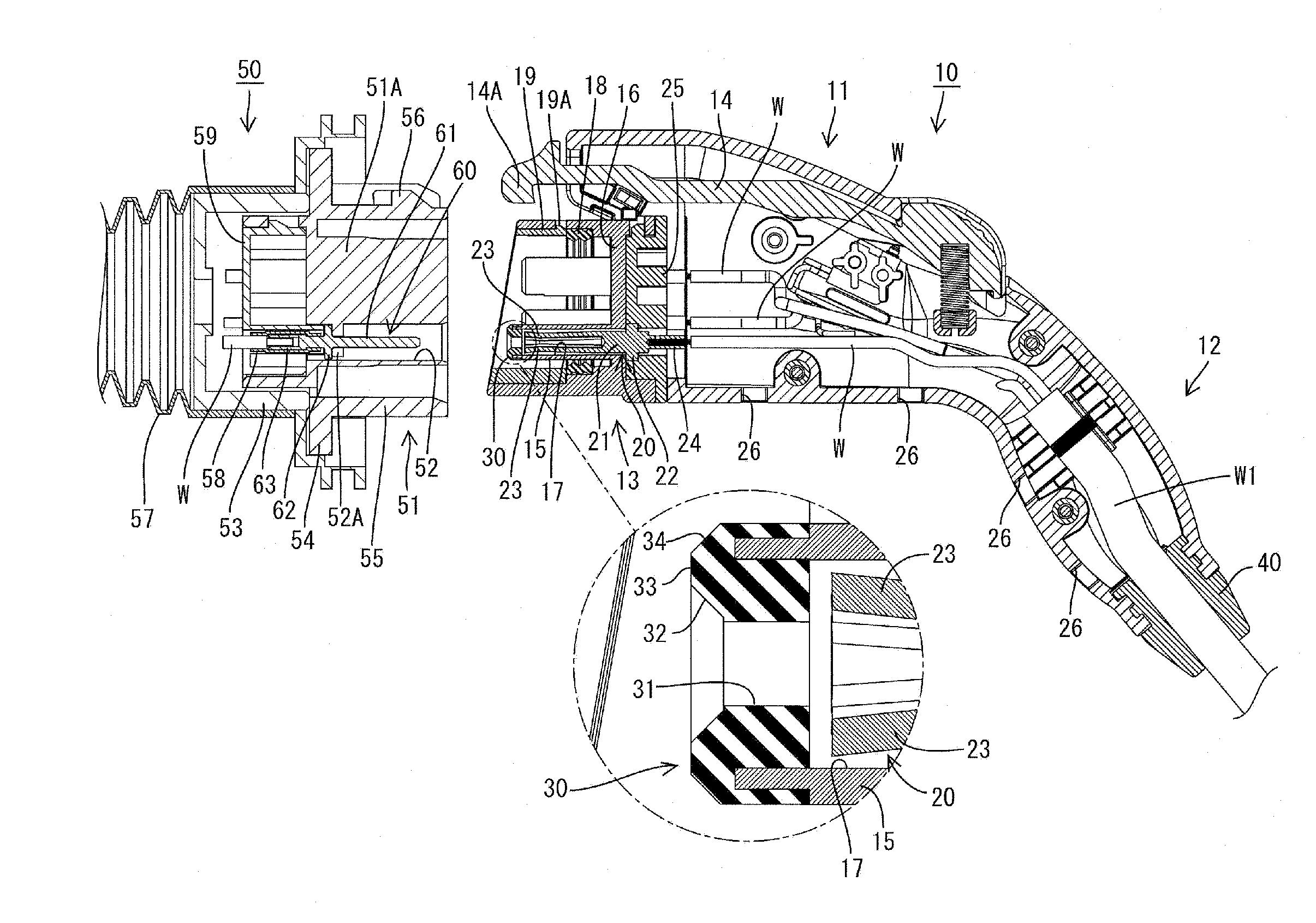 Charging connector