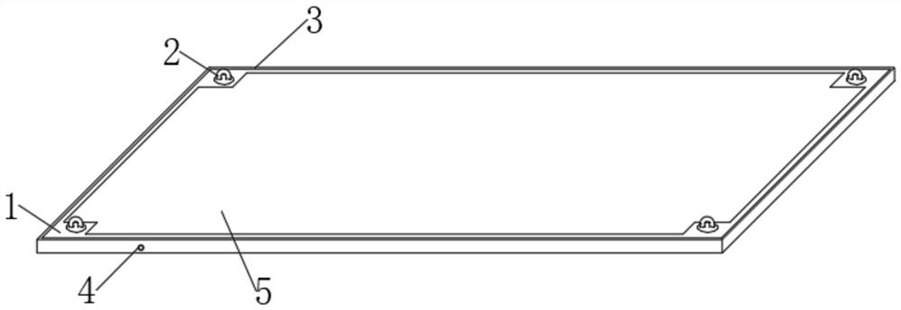 Assembly type floor facing integrated plate convenient for paving floor heating