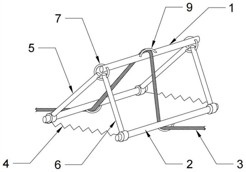 Wire clamp for circuit