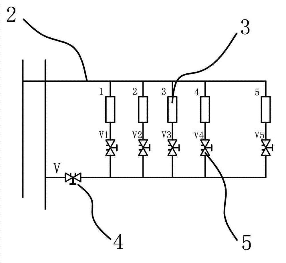 Debugging method of static balance valve