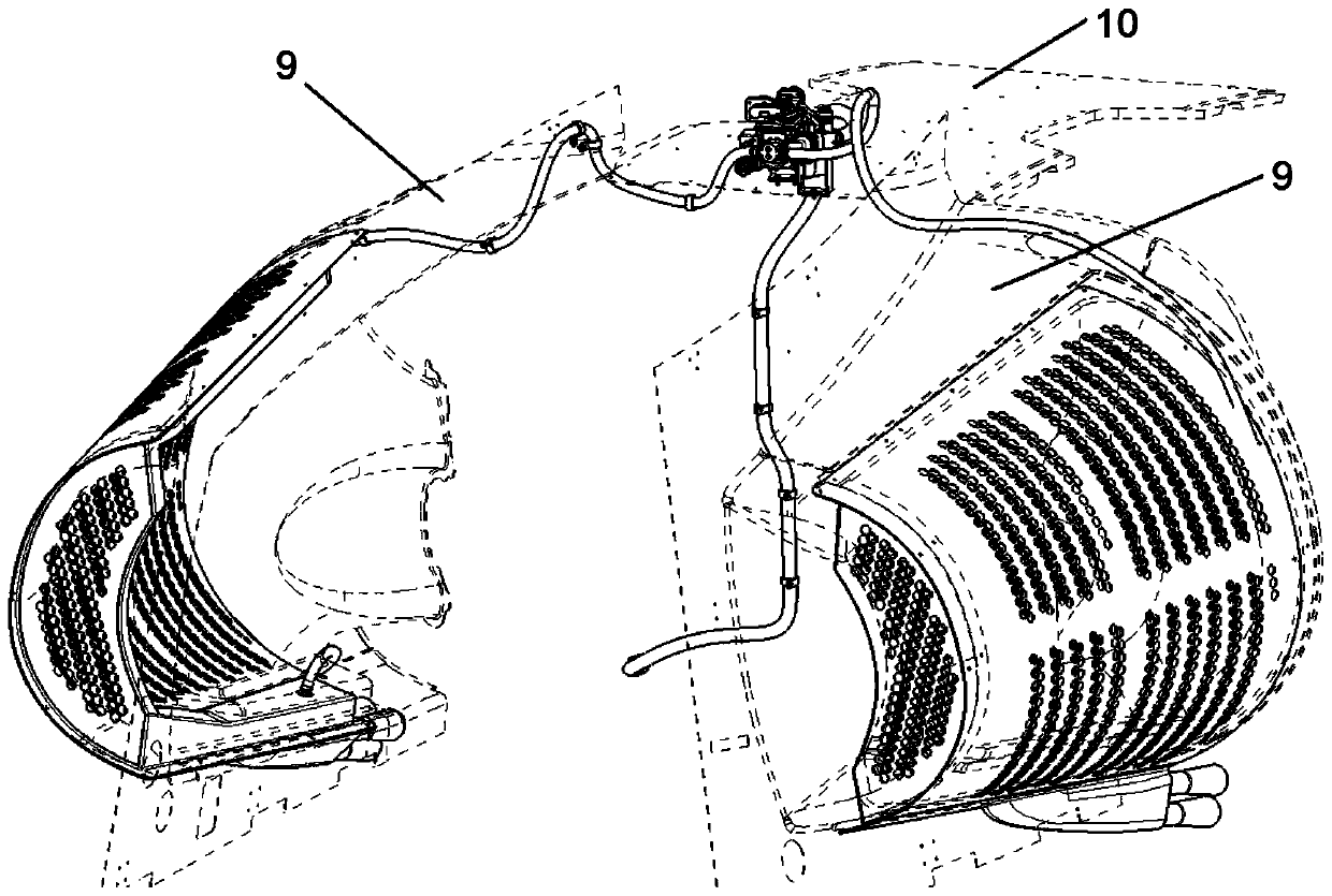 Ejection type engine sand prevention system and method