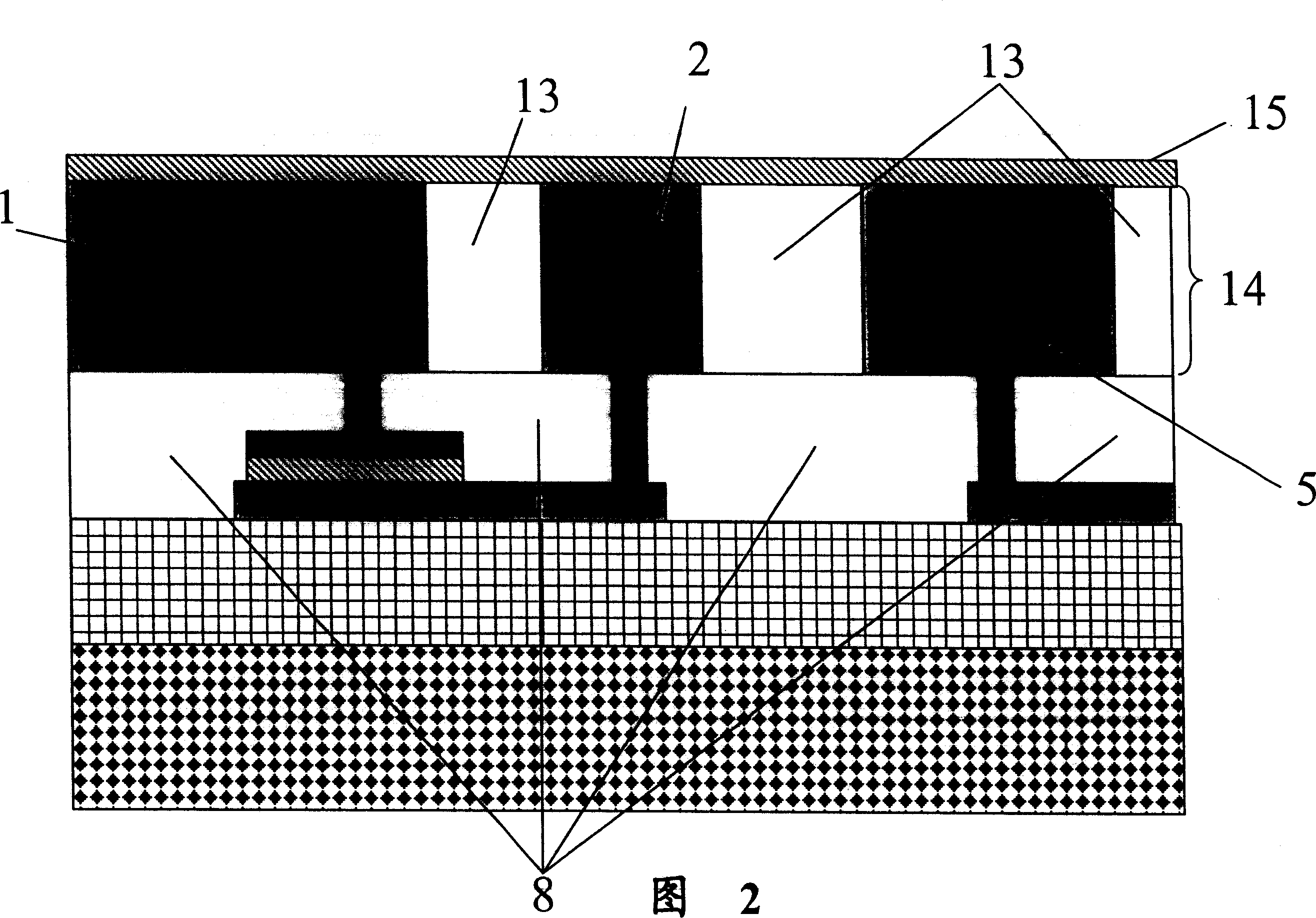 Integrated manufacturing process for stacked aluminium metal capacitor and inductor