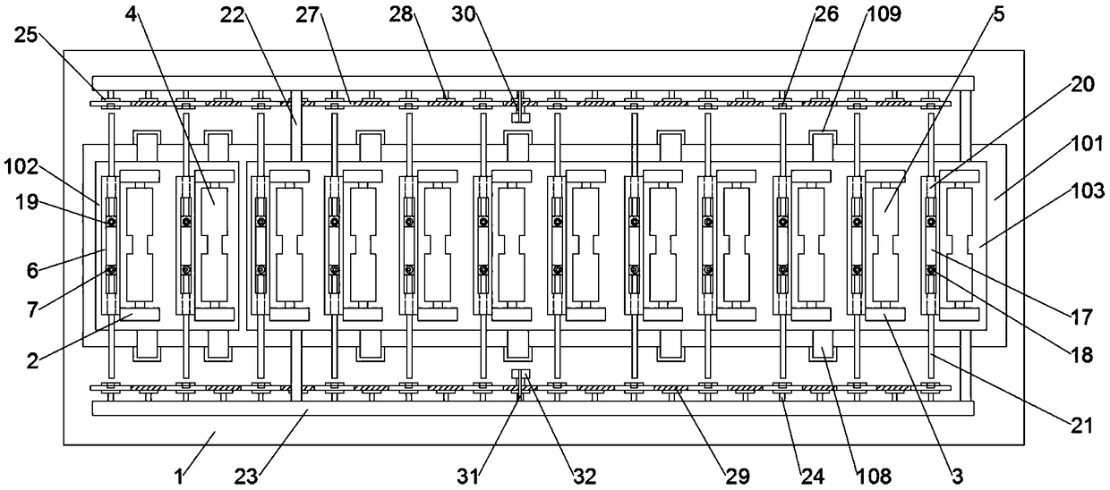 Method and device for quickly changing heights of rolls for wall keel production