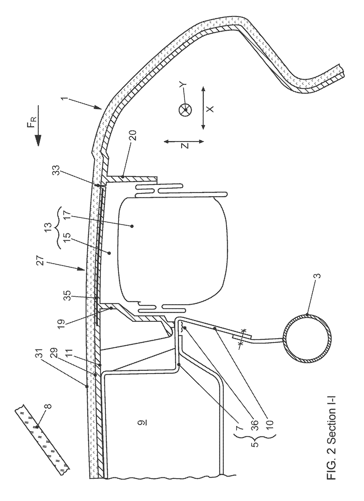 Instrument panel for a vehicle