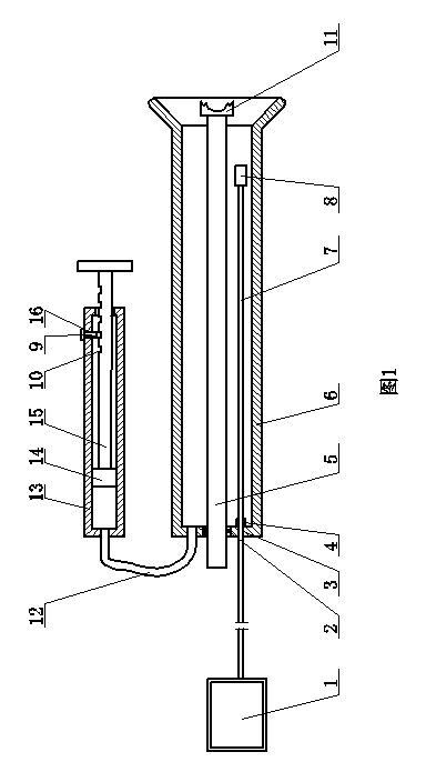 Visible artificial membrane rupture device