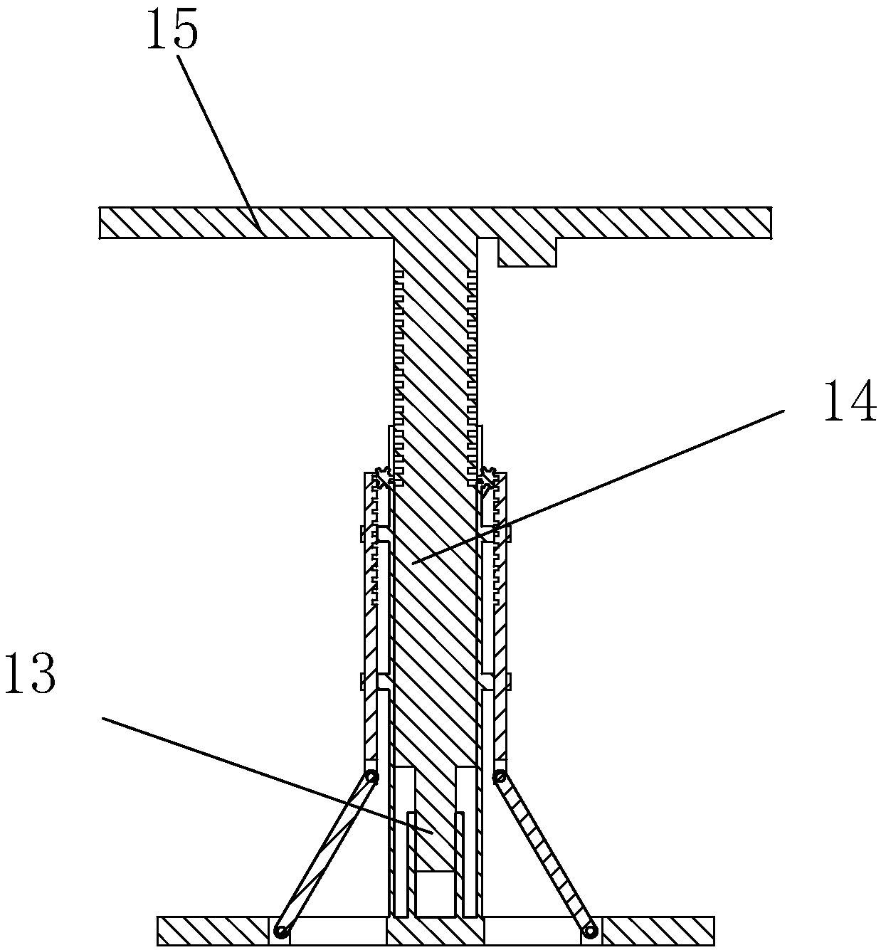 Lifting table with high stability