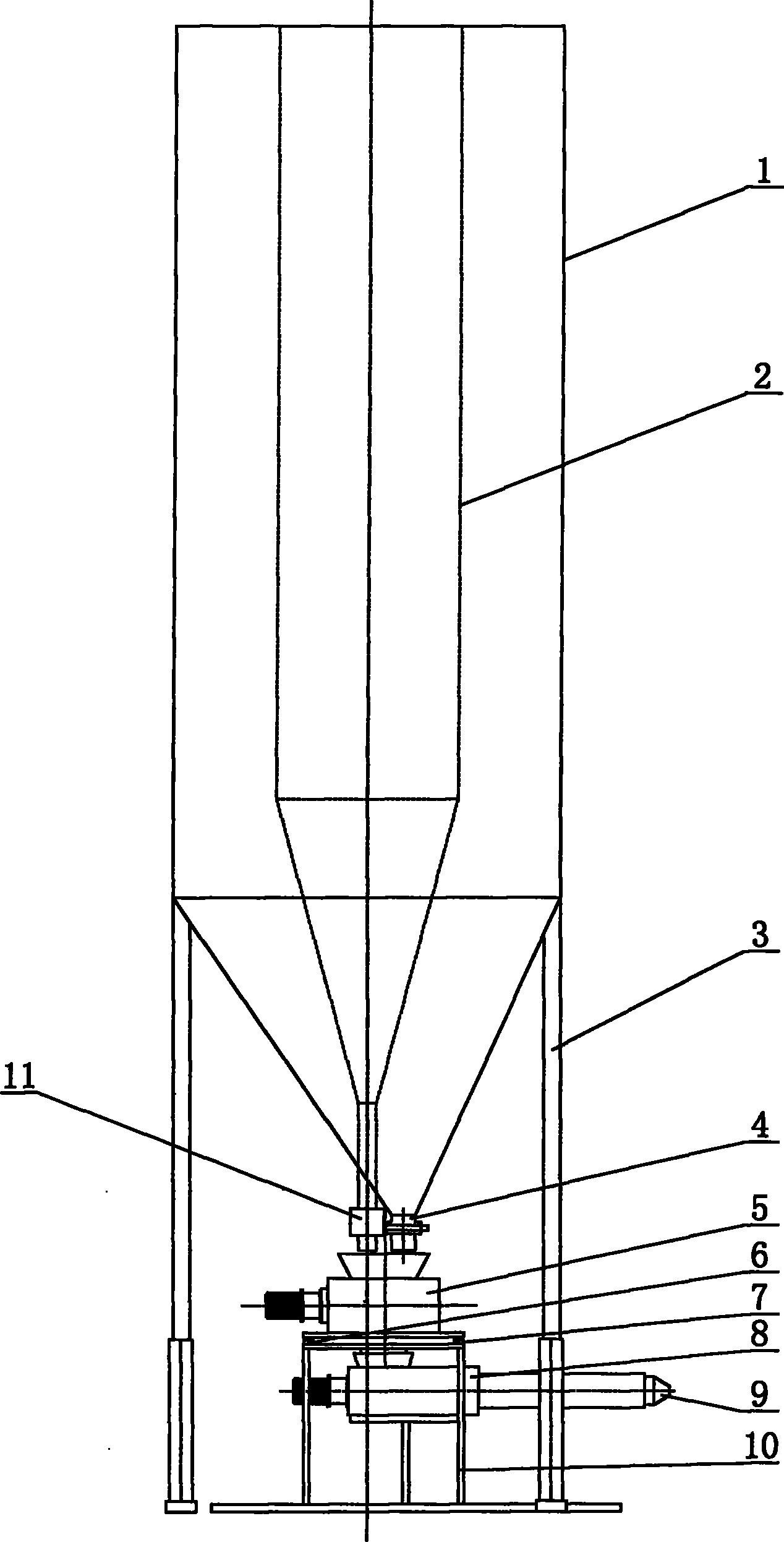 Storage, transportation and mixed preparation method for building mortar and special device thereof