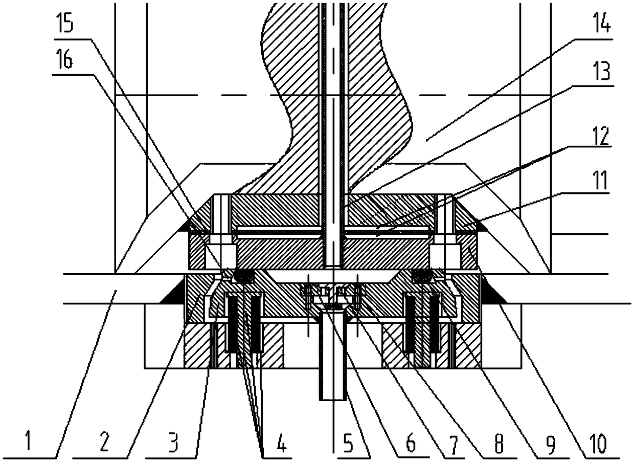 Argon-blowing butt-joint mechanism and steel ladle buggy