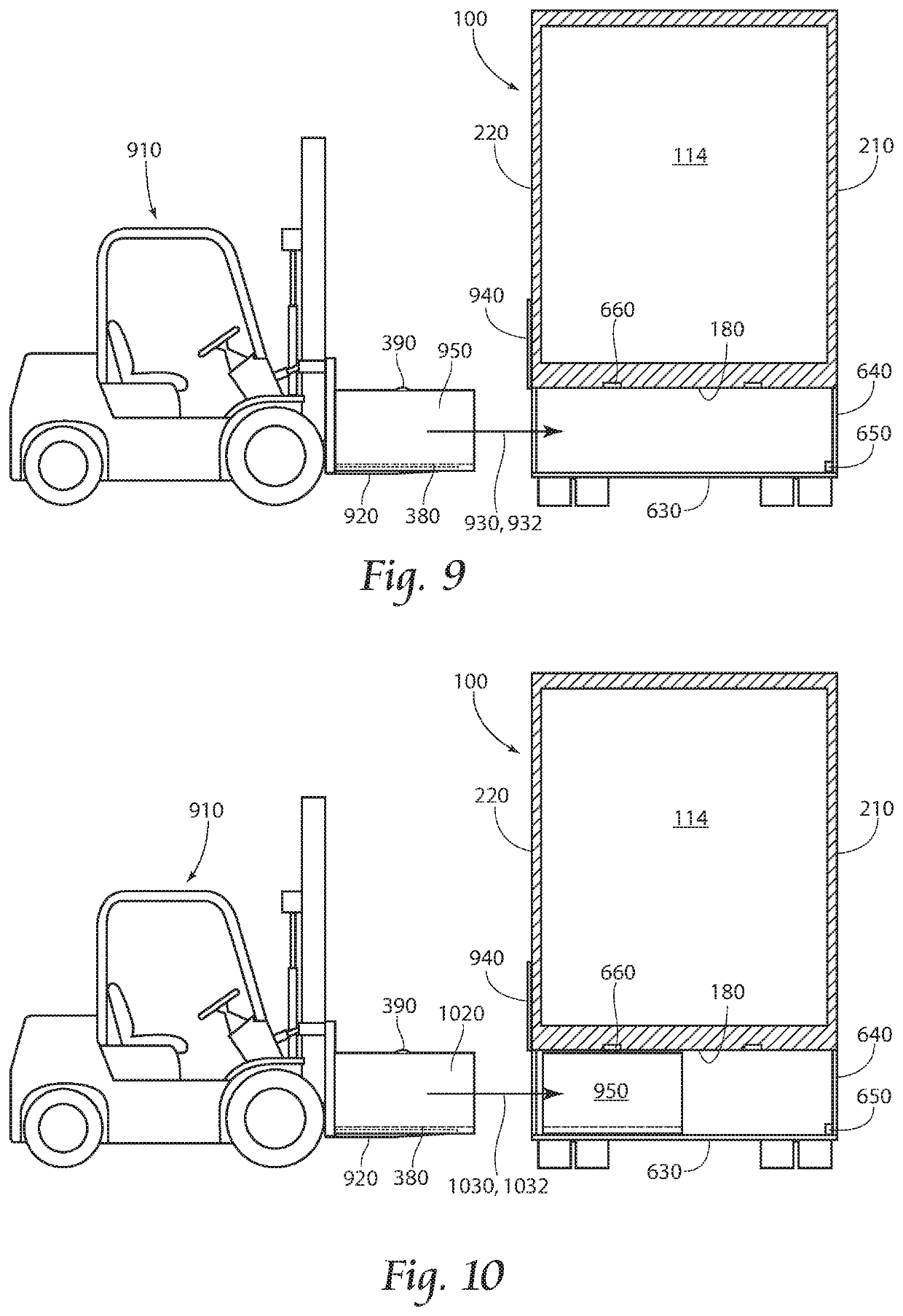 Trailer mounted battery range extender for electric truck tractor