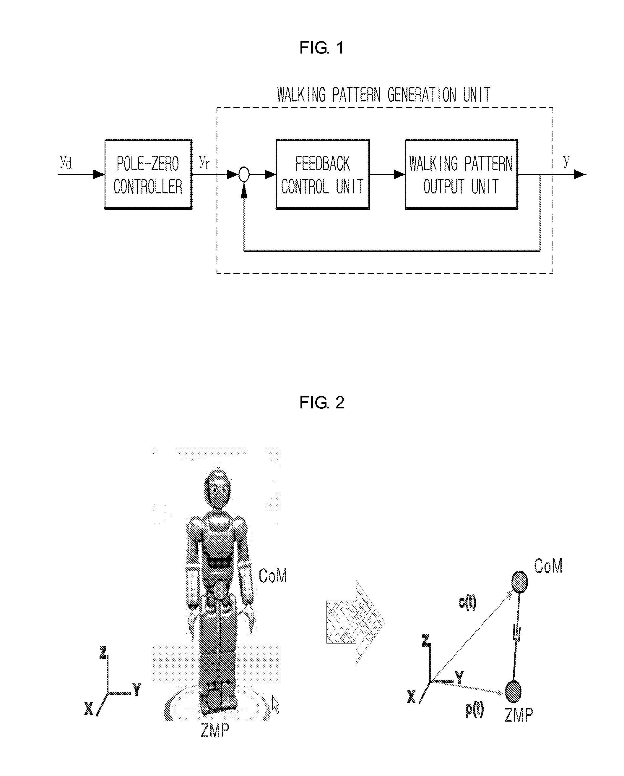 Walking pattern generation system for biped walking robot