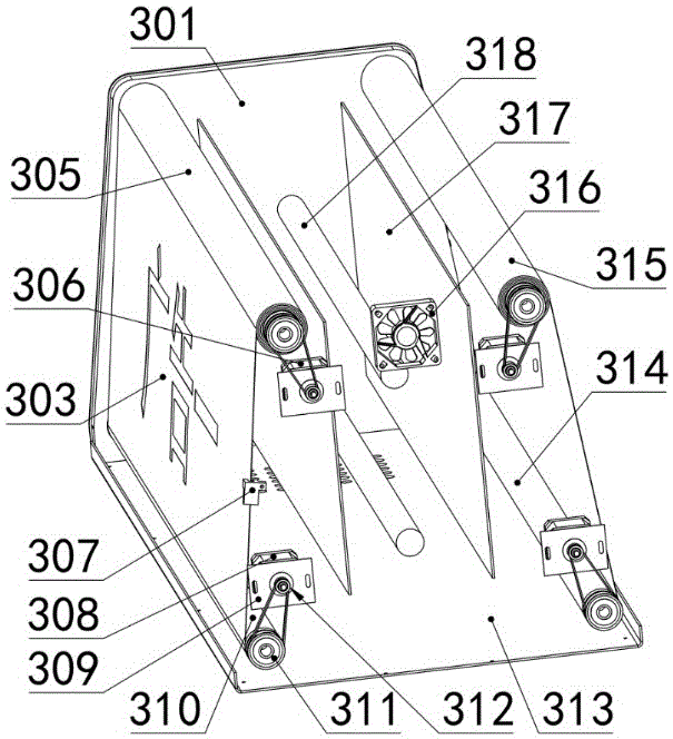 Vehicle-mounted top double-side-rolling type multi-breadth exhibition scheme