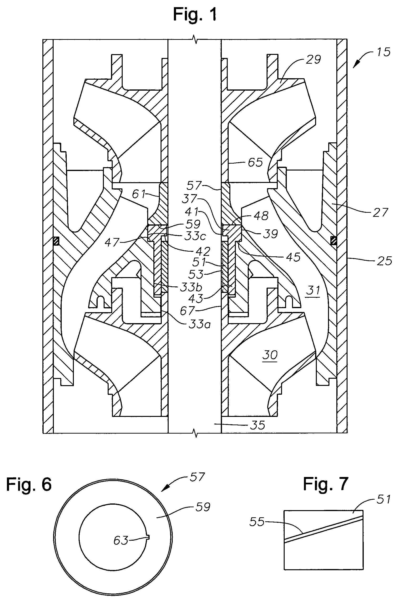 Abrasion resistant pump thrust bearing