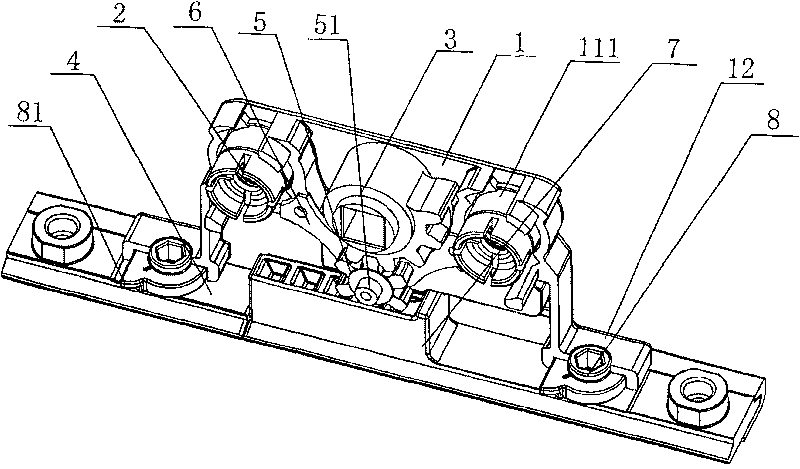 Bidirectional driver of door and window lockset