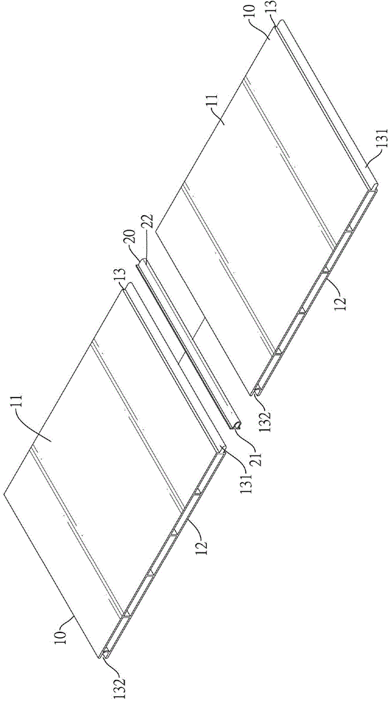 Sheet material assembly structure and combination method thereof