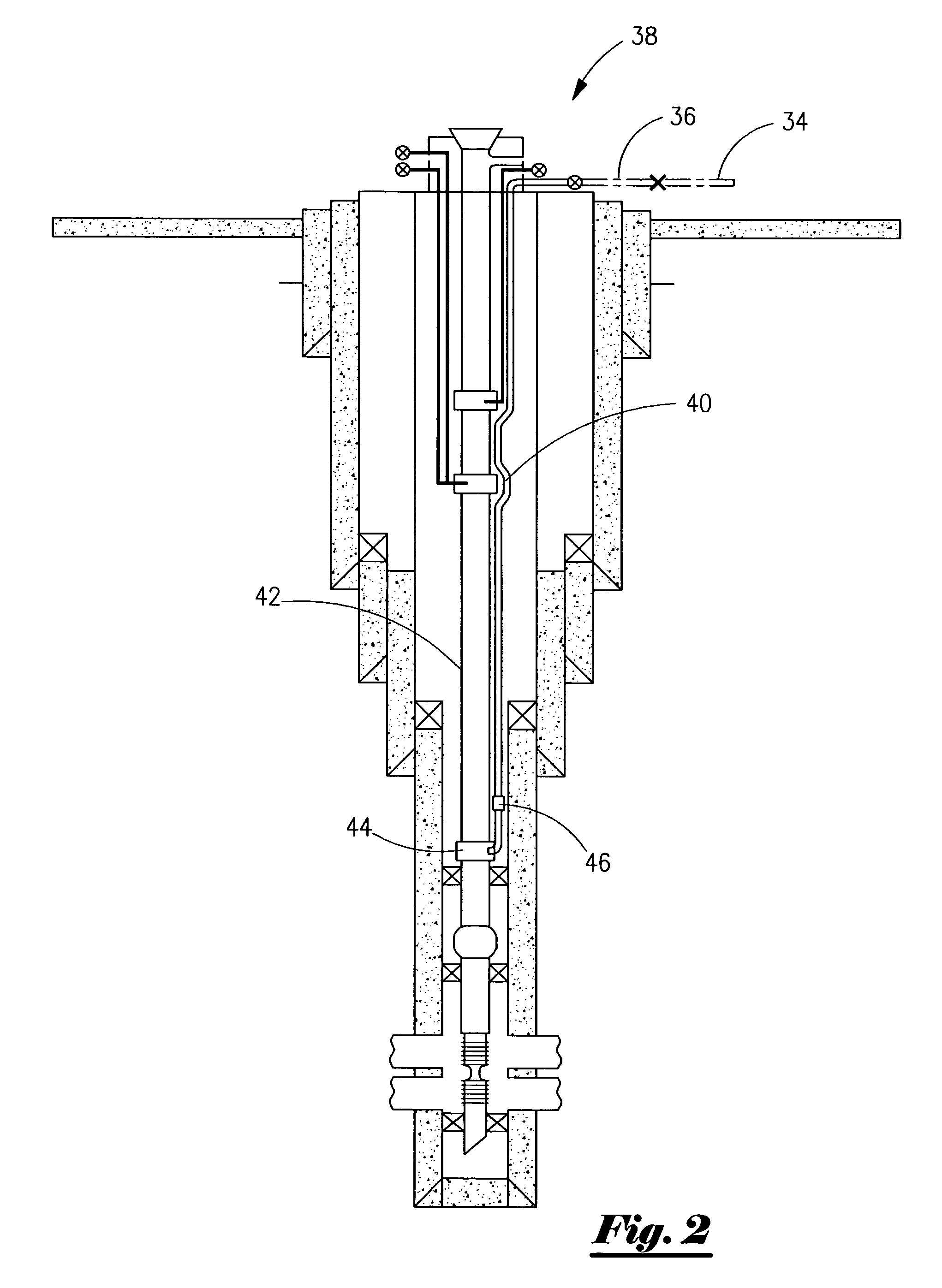 Down-hole pressure monitoring system