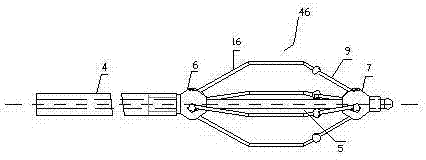 Multipolar radiofrequency ablation catheter which is applicable to being used in renal artery vessels