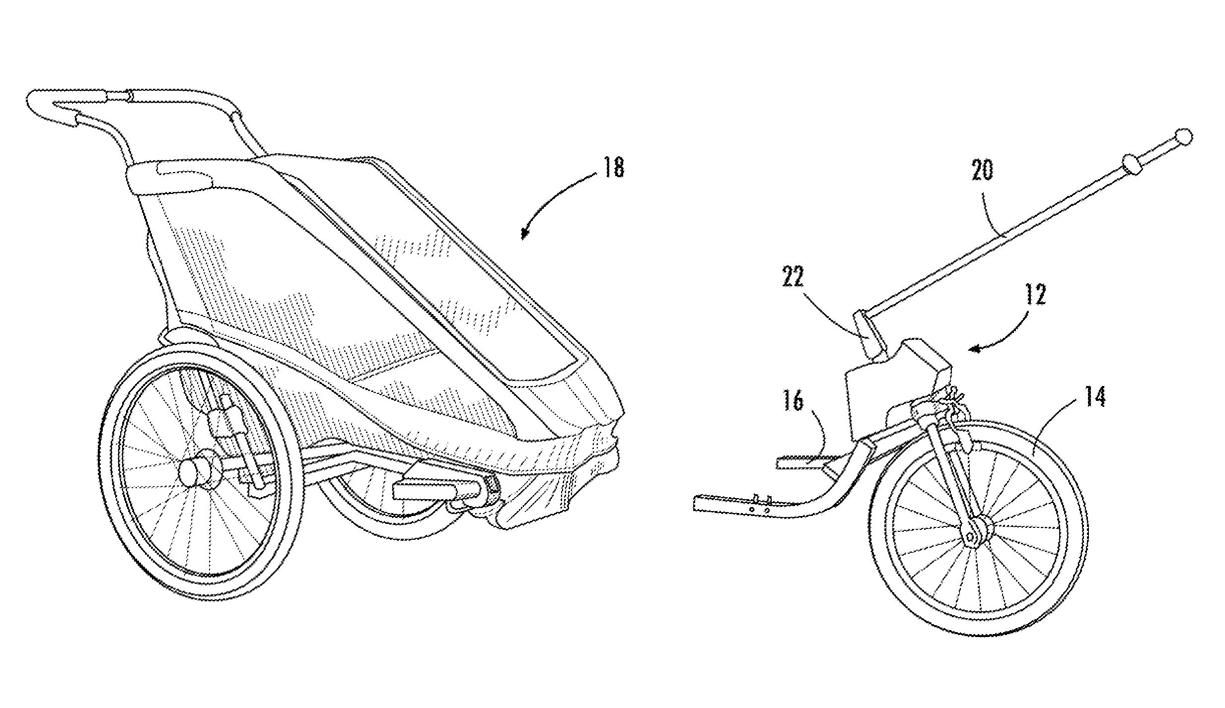 Tow assembly for a trailer