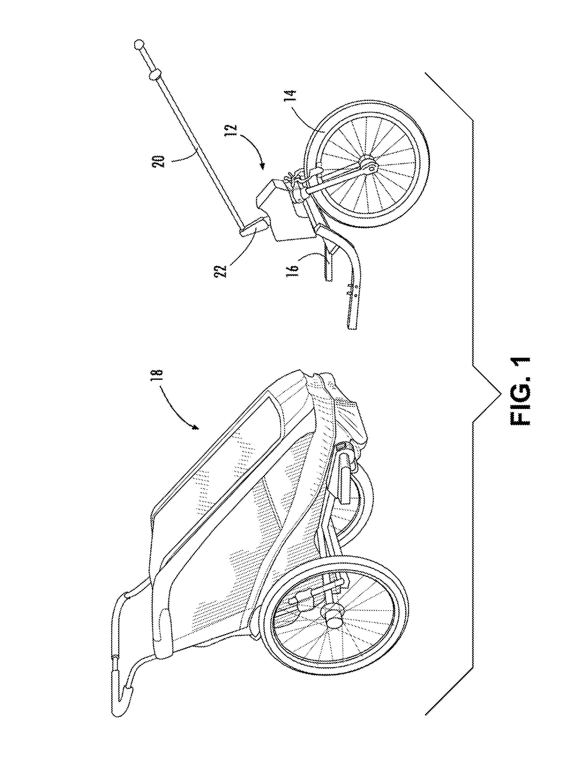 Tow assembly for a trailer