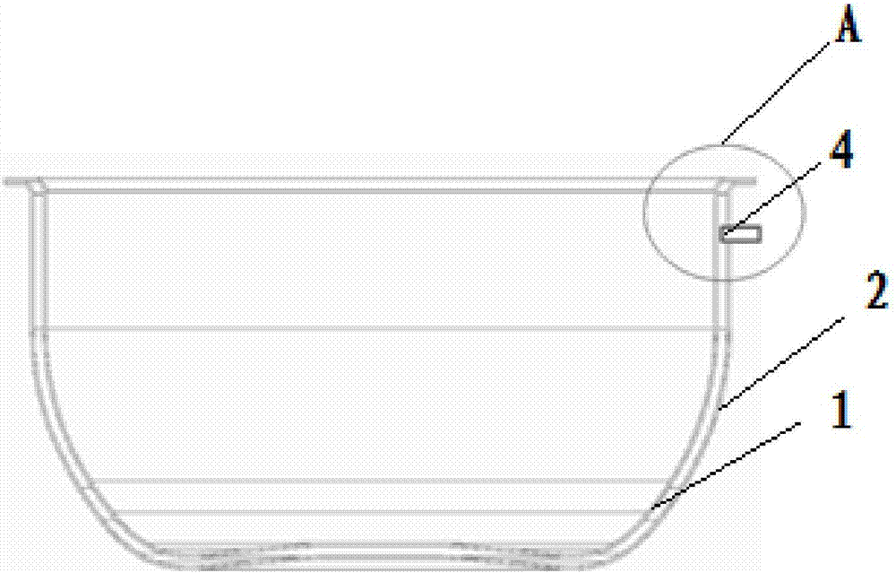 Method for preparing double-layer heat-uniformizing pot