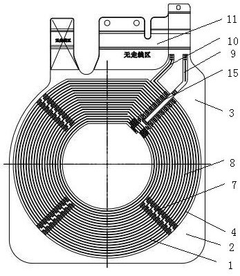 A fpc structure for reducing AC resistance