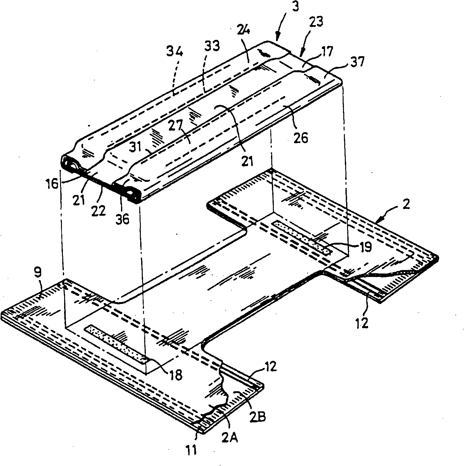 Pants type disposable diaper