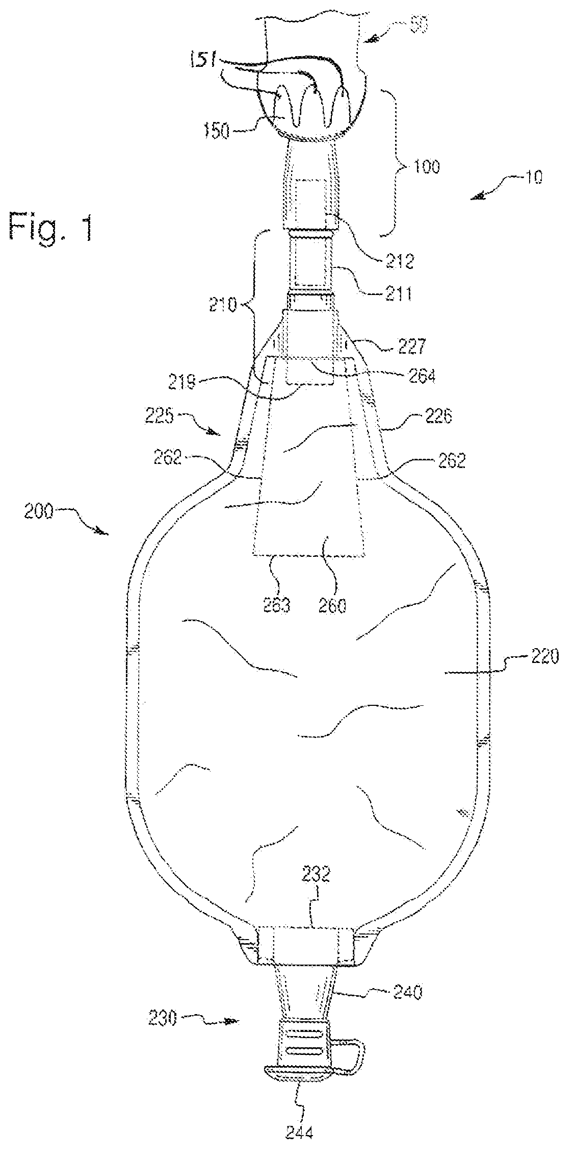 Urine collection assembly