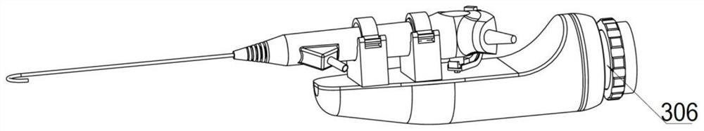 Electronic flexible ureteroscope operation actuator and operation robot system