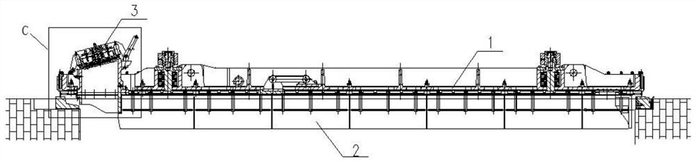 Energy-saving coke oven door structure