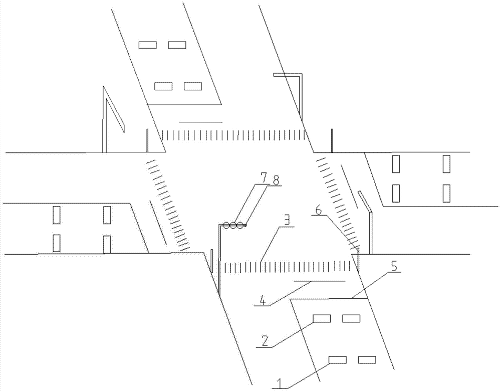 An intelligent traffic signal light control system and control method based on power carrier