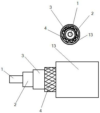 Flexible anti-interference communication cable