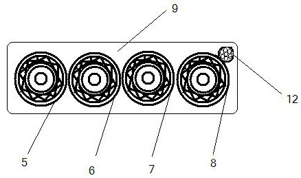 Flexible anti-interference communication cable