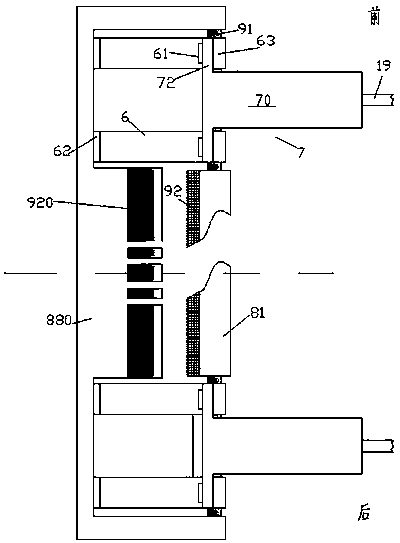 A kind of driving device of window roller blind and using method thereof