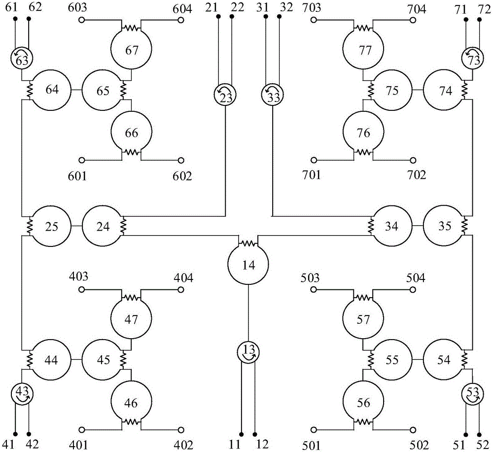 Phased array radar multifunctional sub-array beam forming network