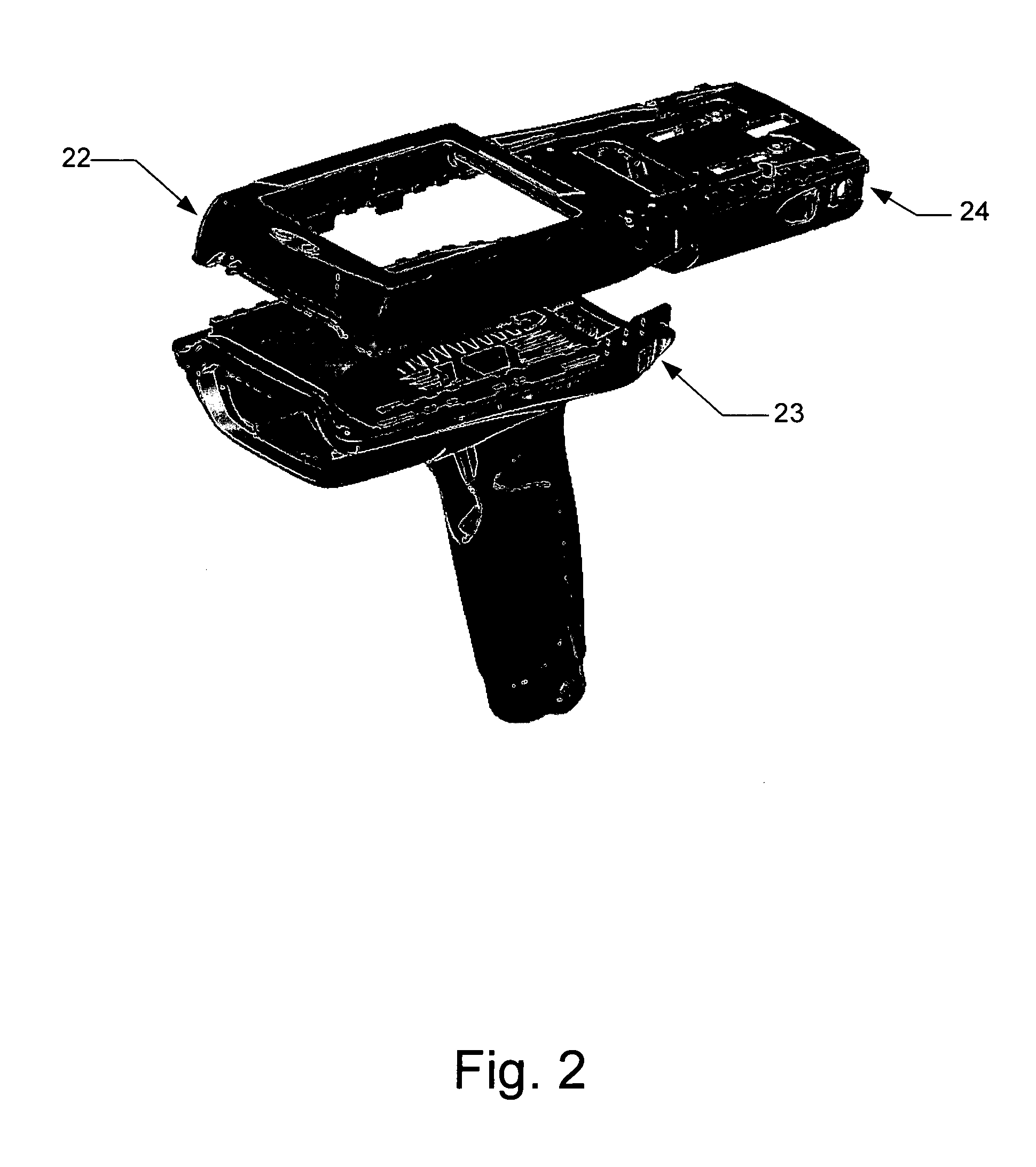 Mobile terminal with ergonomic housing