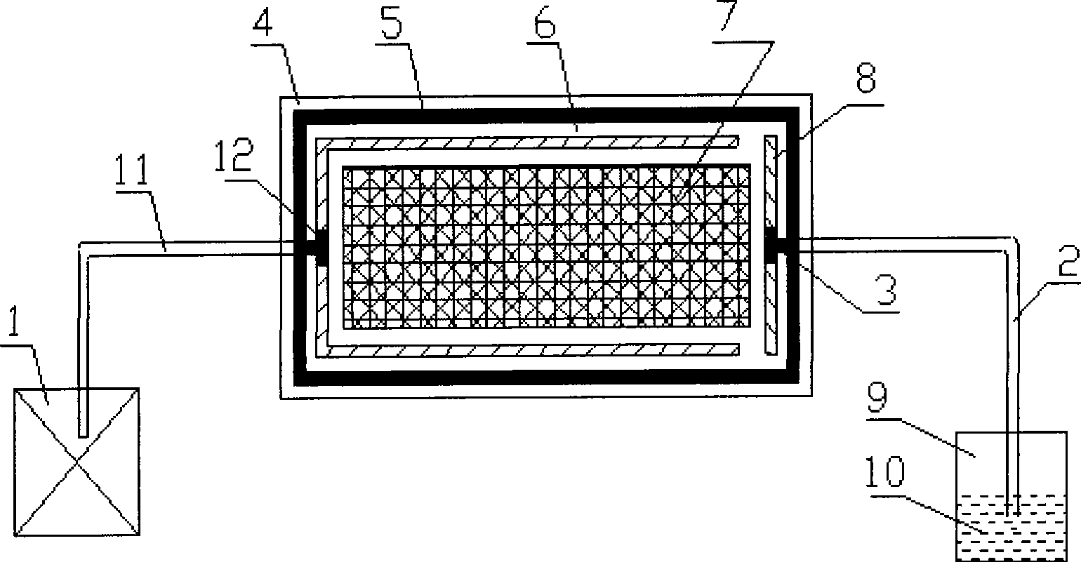 Method for preparing hollow fabric sheet material