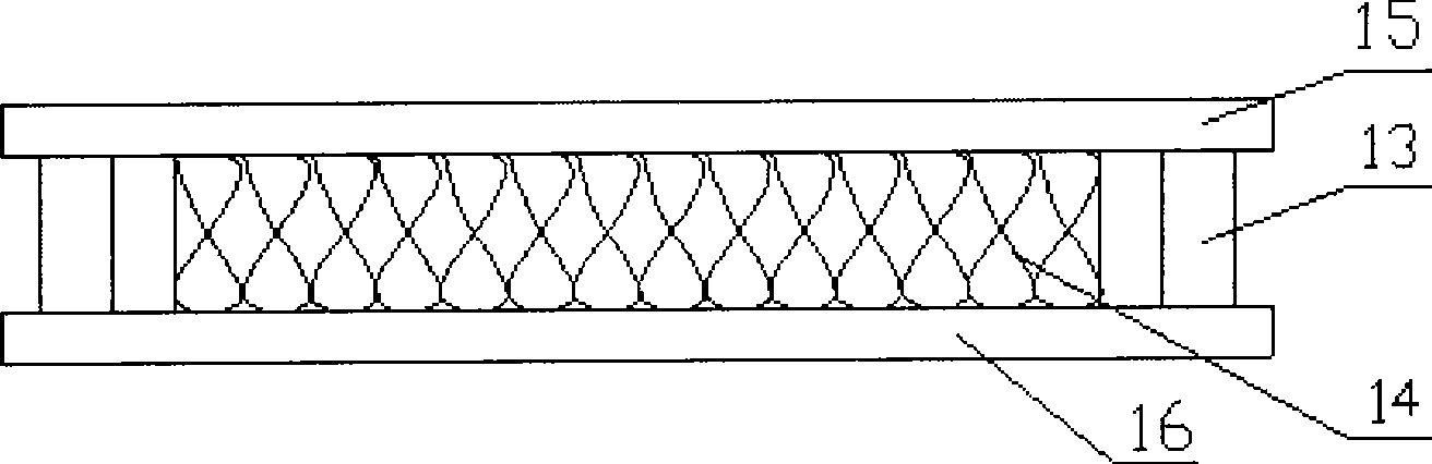 Method for preparing hollow fabric sheet material