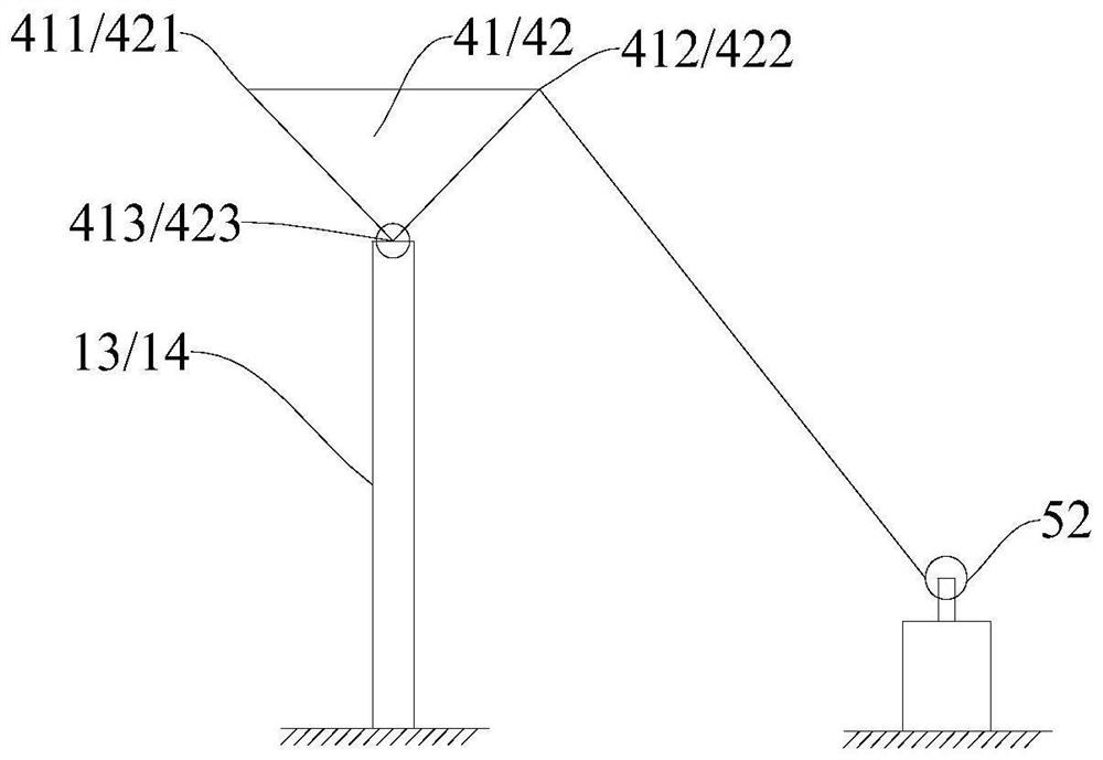 Bidirectional flexible adjustment photovoltaic support device