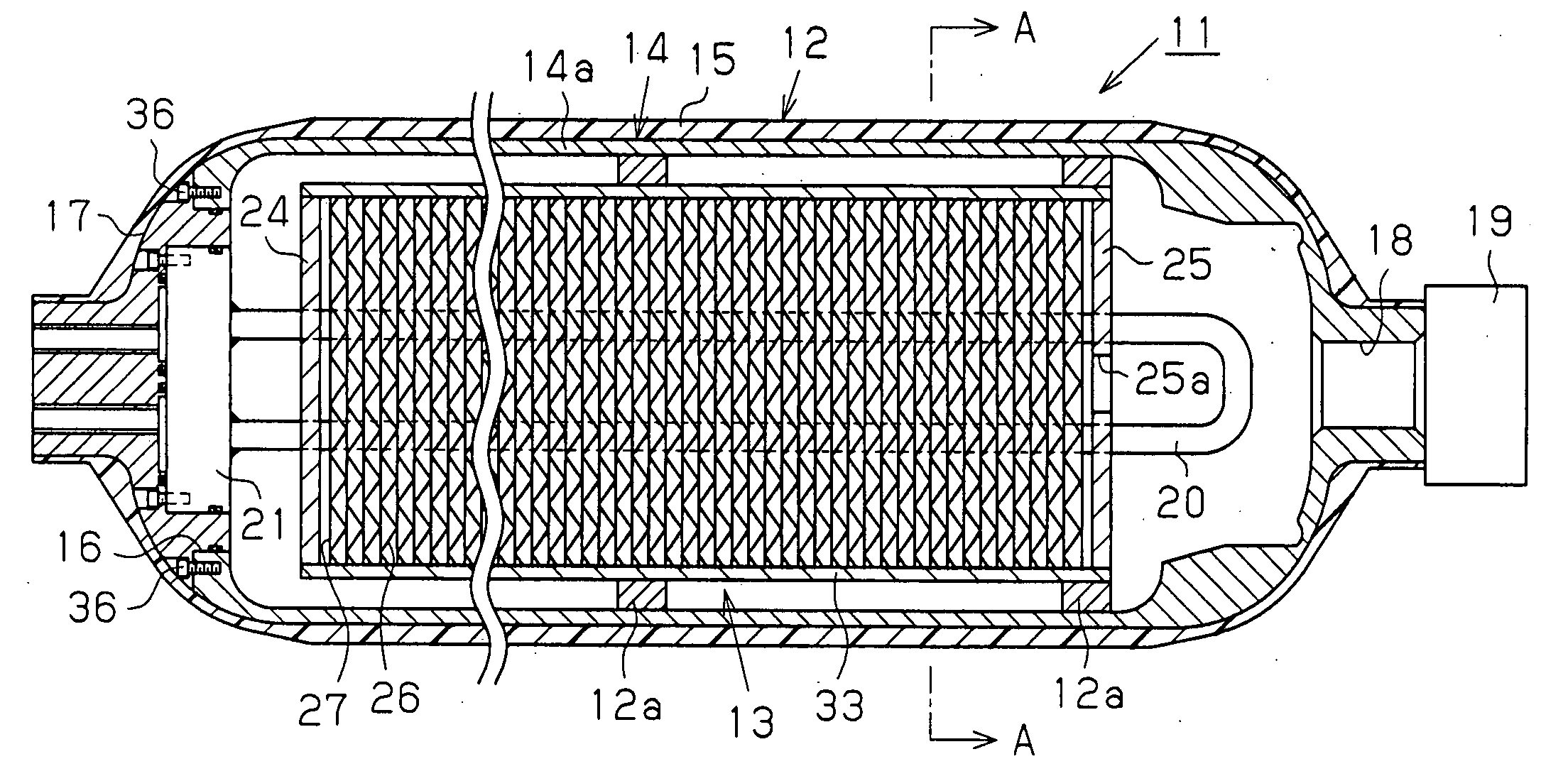 Hydrogen storage tank