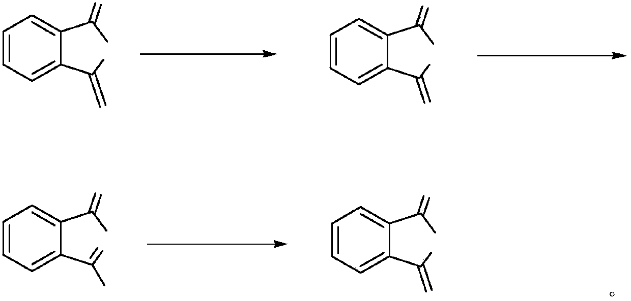 Method for synthesizing 1,3-diiminoisoindoline by using mixed solvent