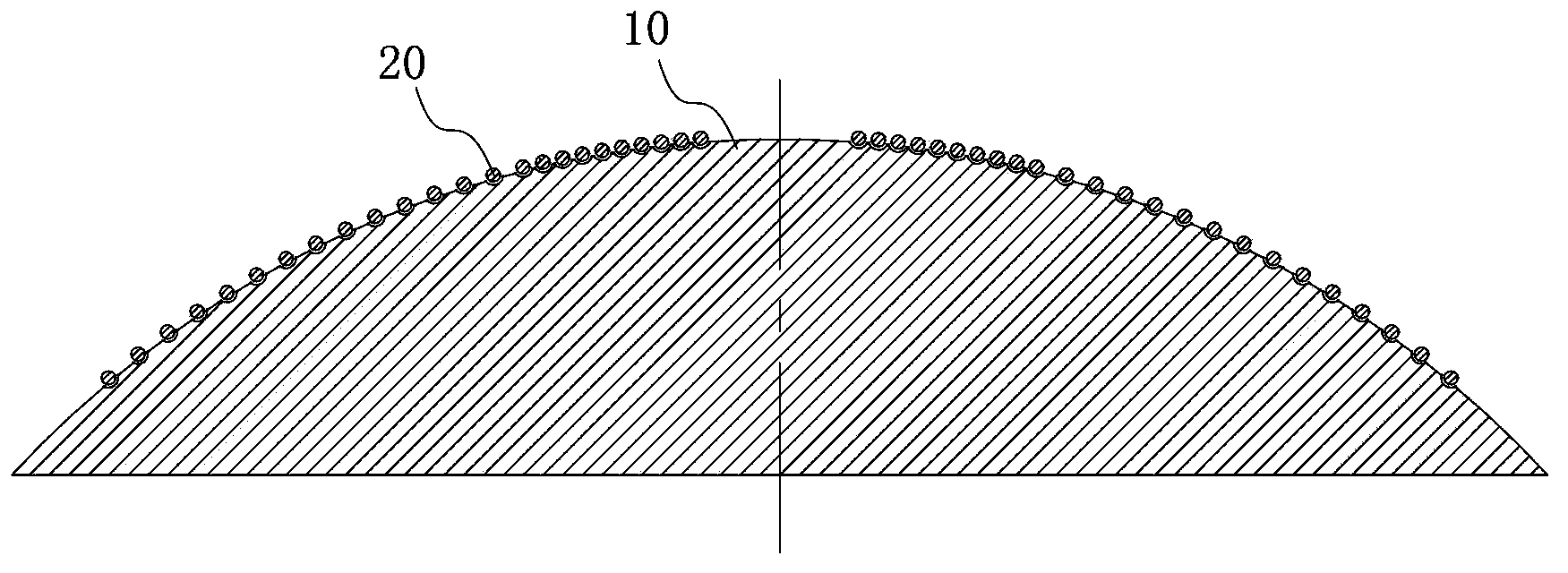 Induction cooker coil disk coiling mould and coiling method