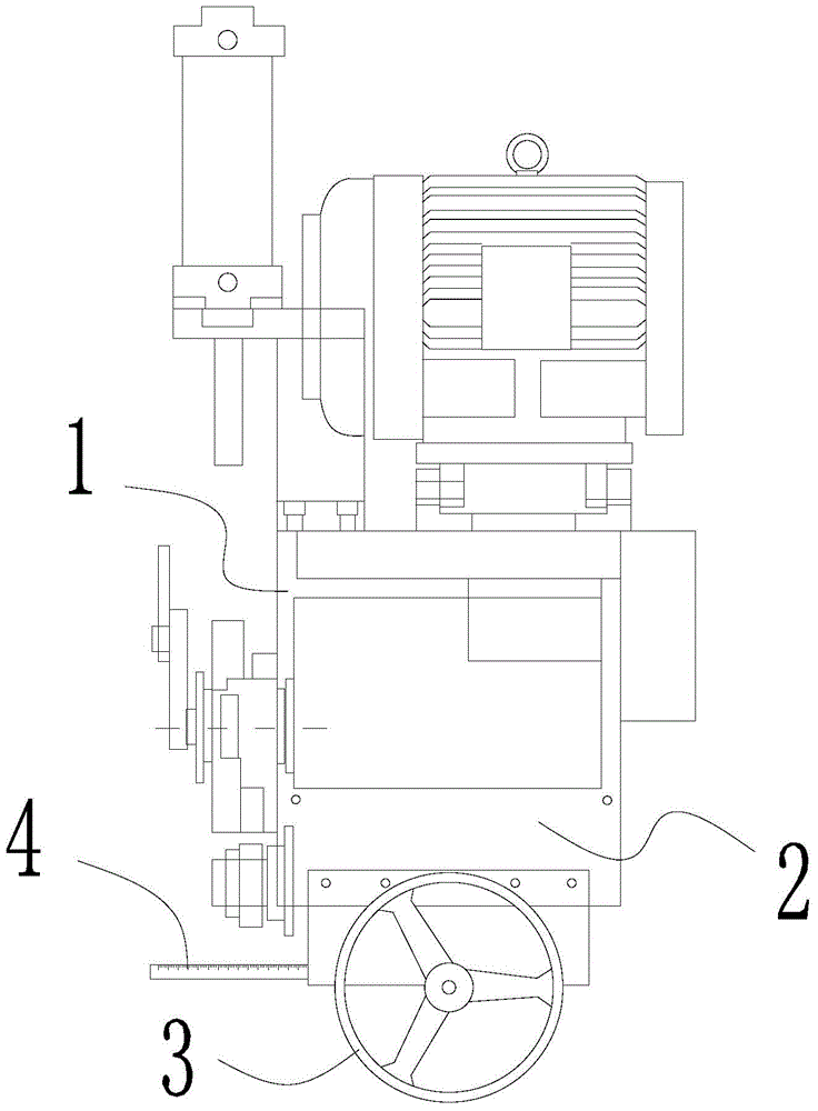 Adjustable pipe cutting machine