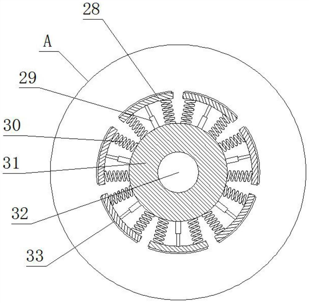 Water squeezing device for leather processing